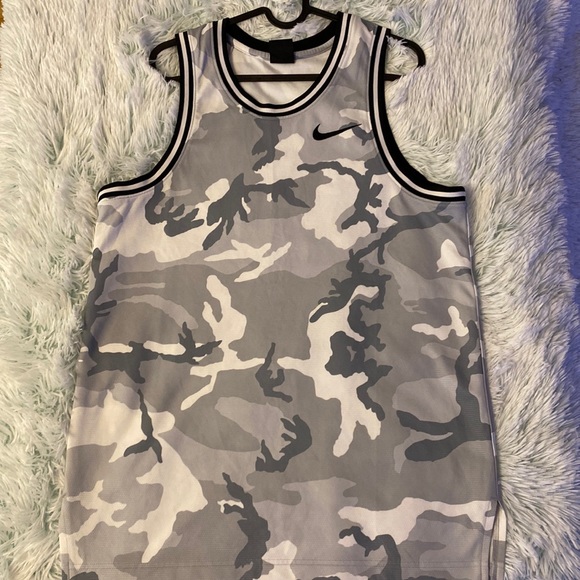 Nike Dri-Fit Sando | Size M | Coulour Gray / White - Picture 1 of 4